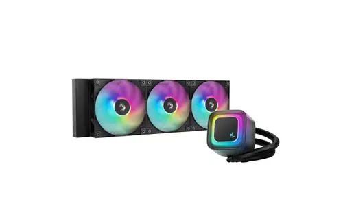 Cooler CPU Deepcool LE360 V2, aRGB, 500 - 2100 rpm (Negru)