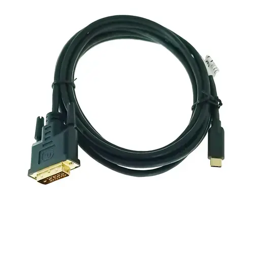Cablu Lanberg CA-CMDV-10CU-0030-BK, USB-C la DVI-D, 3m, 4K/60Hz (Negru)