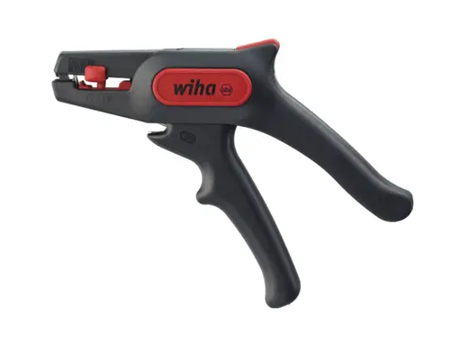Cleste pentru dezizolat cu autoreglaj Wiha 44617 (Negru/Rosu)