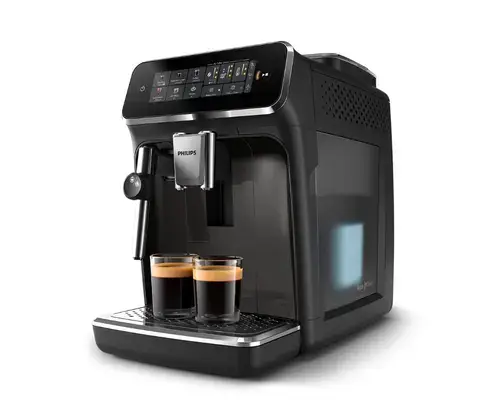 Espressor automat Philips Seria 3300 EP3324/40, 1500 W, 15 bar, 1.8 l, Afisaj tactil, 3 Setari temperatura, 3 Intensitati aroma, 12 Setari macinare (Negru)