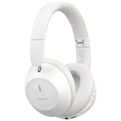 Casti Stereo Baseus Bass 30 Max, Bluetooth, A2DP, Microfon (Alb)