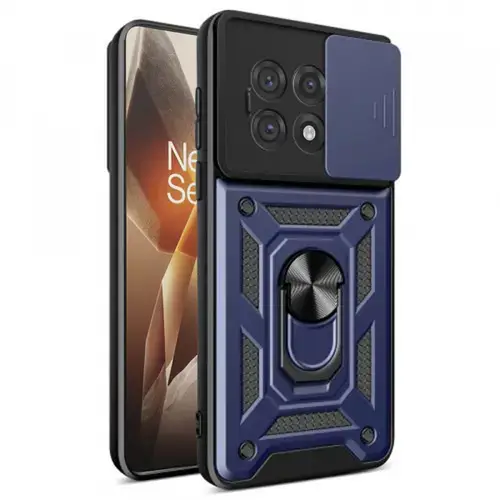Husa Techsuit CamShield pentru OnePlus 13R (Albastru/Negru)