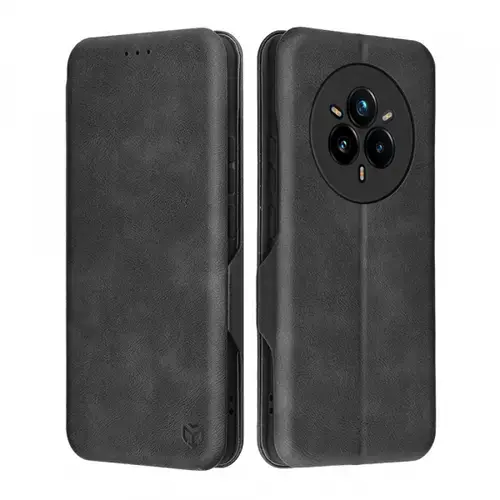 Husa Techsuit Safe Wallet Plus pentru Realme 14 Pro+ (Negru)