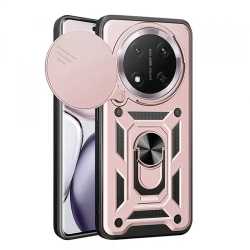 Husa Techsuit CamShield pentru Honor X9c / Magic7 Lite (Roz/Negru)