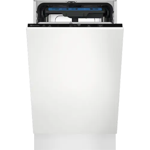 Masina de spalat vase incorporabila Electrolux EEA23200L, 10 seturi, 6 programe, AirDry, QuickSelect, Clasa E, Motor inverter, 45 cm (Alb)