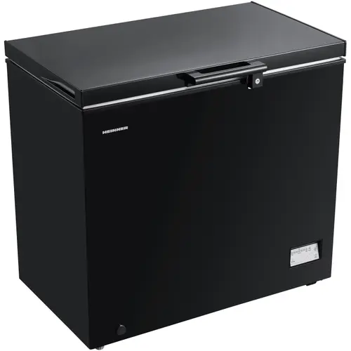 Lada frigorifica Heinner HCF-205NHBKE++, 198 L, Clasa E, Compresor inverter, Control electronic, Display waterproof (Negru)