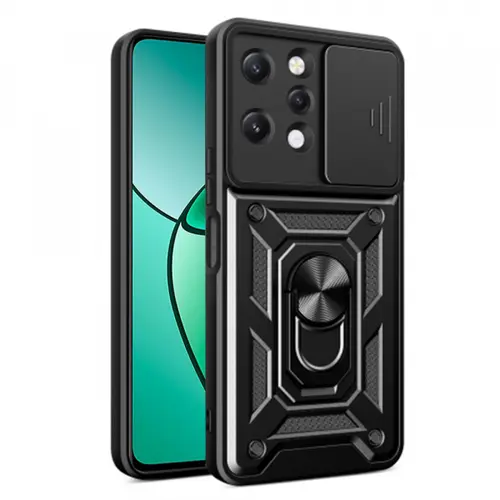 Husa Techsuit CamShield pentru Xiaomi Redmi 12 5G / 12 (Negru)