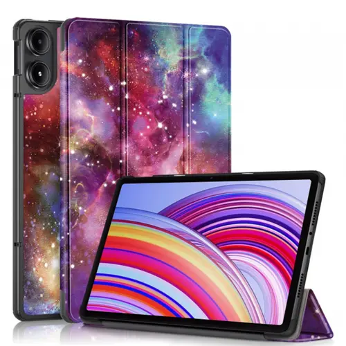 Husa pentru Xiaomi Redmi Pad Pro / Pad / Pad Pro 5G, Techsuit, FoldPro Galaxy (Multicolor)