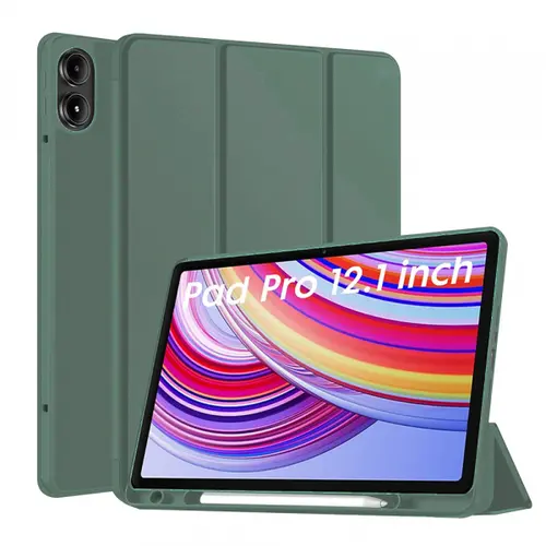 Husa pentru Xiaomi Redmi Pad Pro / Pad / Pad Pro 5G, Techsuit, Flex Trifold (Verde)