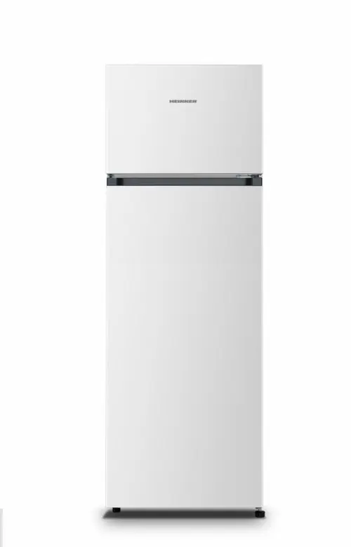 Frigider cu doua usi HEINNER HF-HS243E++, 243 l, Clasa E, Lumina LED, Usi reversibile, H 161 cm (Alb)