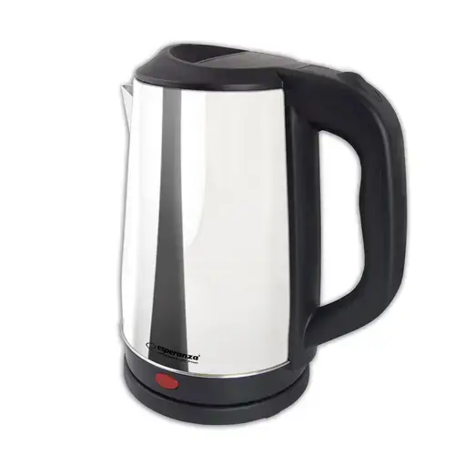Fierbator de apa Esperanza EKK036X, 2,5 l, 2200 W (Inox/Negru)