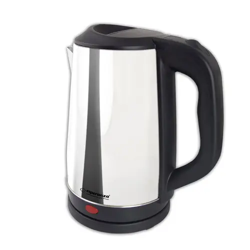 Fierbator de apa Esperanza EKK036X, 2,5 l, 2200 W (Inox/Negru)