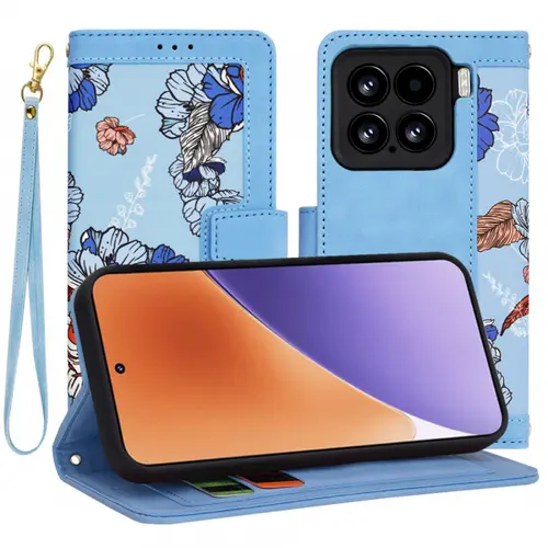 Husa Techsuit FlipCraft pentru Xiaomi 15 (Albastru)