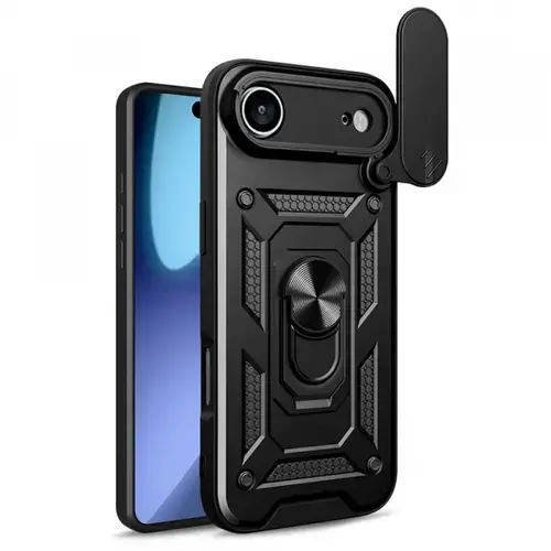 Husa Techsuit CamShield  pentru Apple iPhone Air (Negru)