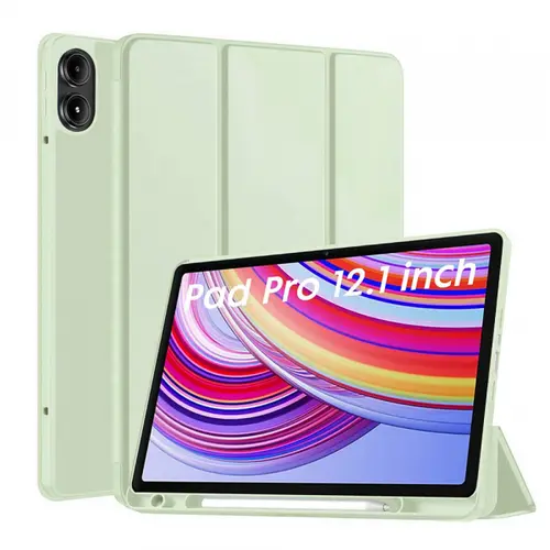 Husa pentru Xiaomi Redmi Pad Pro / Pad / Pad Pro 5G, Techsuit, Flex Trifold (Verde Deschis)