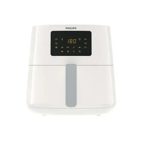Friteuza cu aer cald Philips Essential XL HD9270/00, 2000 W, programe de gatire, setarea temperaturii si a timpului, cu afisaj (Alb)