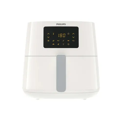 Friteuza cu aer cald Philips Essential XL HD9270/00, 2000 W, programe de gatire, setarea temperaturii si a timpului, cu afisaj (Alb)