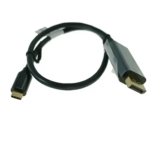Cablu Lanberg CA-CMDP-10CU-0005-BK, USB-C, DisplayPort, 0.5m, 4K/60Hz (Negru)