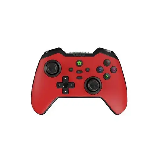 Controler Genesis, Mangan 400, Wireless, Pentru PC/SWITCH/MOBIL, 19 butoane, Rosu