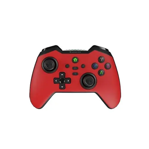 Controler Genesis, Mangan 400, Wireless, Pentru PC/SWITCH/MOBIL, 19 butoane, Rosu