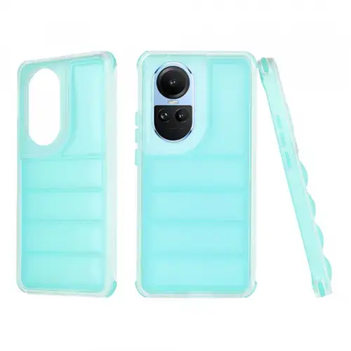 Husa pentru Oppo Reno10 / Reno10 Pro, Techsuit, Wave Shield, Turcoaz