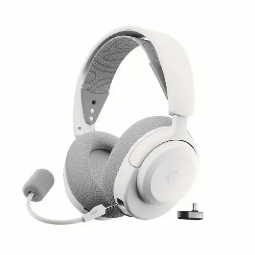 Casti Gaming Wireless Steelseries Arctis Nova 3X, Bluetooth, Autonomie 40 ore, USB-C, XBOX (Alb)