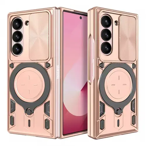 Husa Techsuit CamGuard Pro pentru Samsung Galaxy Z Fold 6, F956 (Roz)