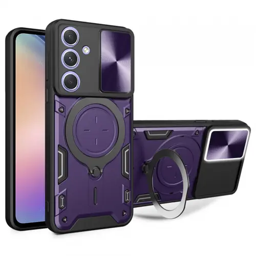 Husa Techsuit CamGuard Pro pentru Samsung Galaxy A54 A546 (Mov/Negru)