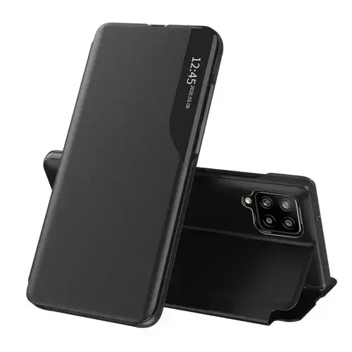 Husa Techsuit eFold pentru Samsung Galaxy A12 Nacho A127 / A12 A125 (Negru)