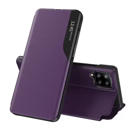 Husa Techsuit eFold pentru Samsung Galaxy A12 Nacho A127 / A12 A125 (Mov)