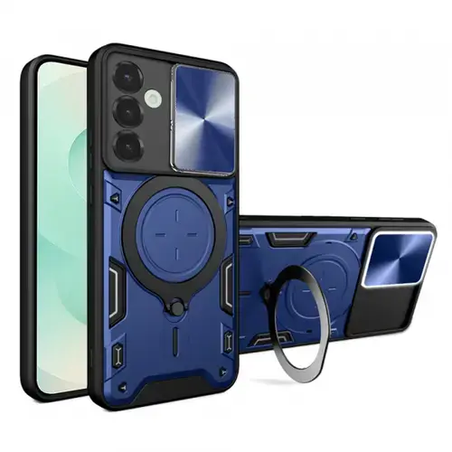 Husa Techsuit CamGuard Pro pentru Samsung Galaxy S25+ S936 (Albastru/Negru)