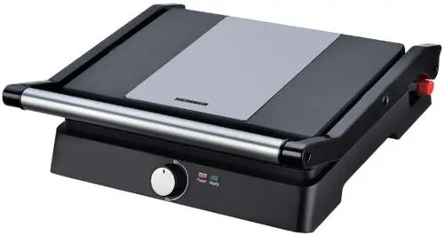 Gratar electric Heinner HEPG-F2000BKSS, 2000W, Temperatura reglabila 150ºC-210ºC (Negru)