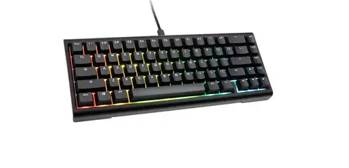 Tastatura Gaming Ducky Tinker 65, USB, RGB, Wired, Cherry MX-Red Switches (Negru)