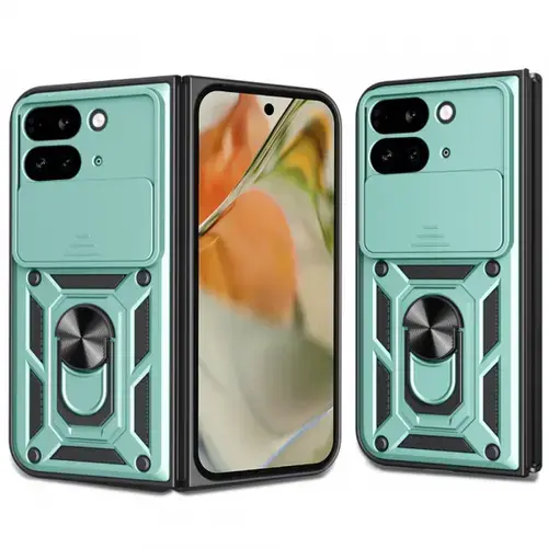 Husa Techsuit CamShield pentru Google Pixel 9 Pro Fold (Verde/Negru)