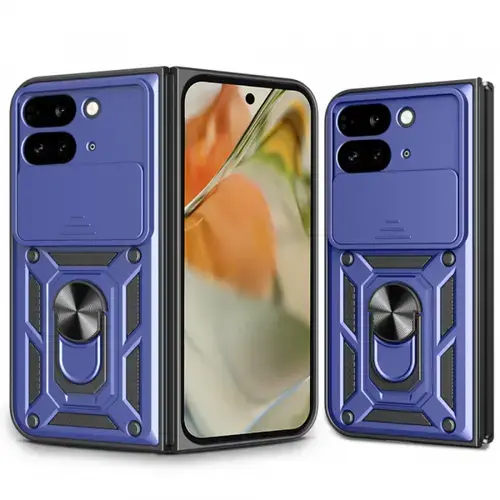 Husa Techsuit CamShield pentru Google Pixel 9 Pro Fold (Albastru/Negru)