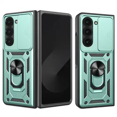 Husa Techsuit CamShield  pentru Samsung Galaxy Z Fold 6, F956 (Verde/Negru)