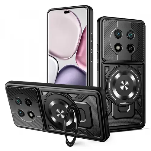 Husa pentru Honor X9c / Magic7 Lite, Techsuit, RuggedCam, Neagra