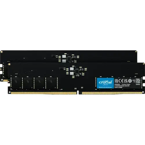 Memorii Crucial CT2K64G56C46U5, 128 GB (2x 64GB), DDR5-5600 MHz, CL 46, Dual Channel