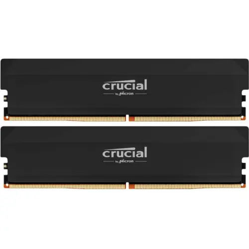Memorii Crucial Pro Overclocking CP2K32G64C40U5B Intel XPM 3.0/AMD EXPO, 64 GB (2x 32GB), DDR5-6400 MHz, CL 40, Dual Channel