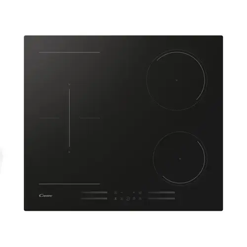 Aragaz Candy CTP644MCBB/1, 7200 W, 4 zone de gatit, control tactil, 9 niveluri de putere (Negru)