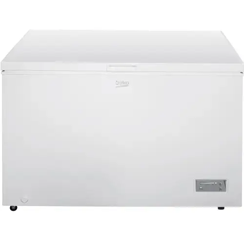 Lada Frigorifica Beko CF316EIWN, 308 l, Clasa E, Conditii extreme, Panou de control cu leduri (Alb)