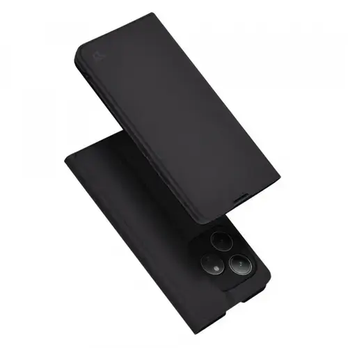 Husa pentru Realme GT 6T / GT 6, Techsuit, Magskin Book, Neagra