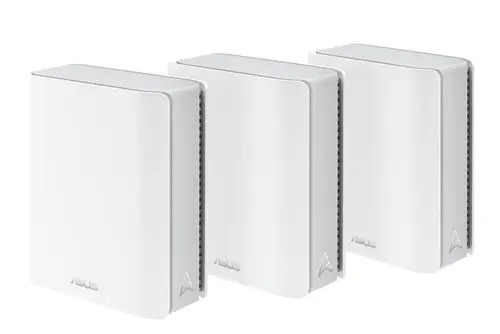 Sistem WiFi Mesh Asus ZenWiFi BT8(W-3-PK) ,BE14000, Tri-Band WiFi7, RAM 1GB , Flash 128MB, 2.5G dual-port, AiMesh