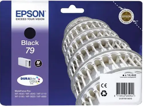 Cartus cerneala Epson DURABrite Ultra 79, aprox. 900 pagini (Negru)