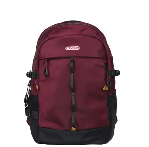 Rucsac Herlitz Modern Fit, dimensiune 31 x 16 x 44 cm, Negru/Rosu