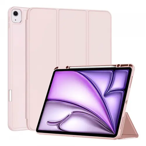 Husa pentru Apple iPad Air 13 (2025) / Air 13 (2024) Techsuit Flex Trifold (Roz)