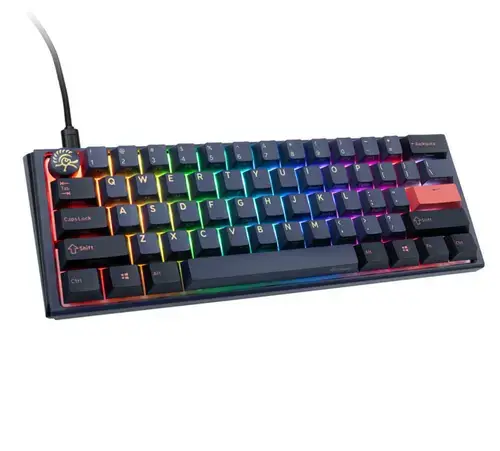 Tastatura Gaming Ducky One 3 Mini, USB, iluminare RGB (Albastru)