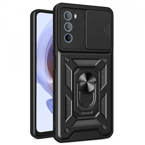 Husa pentru Motorola Moto G31 / G41, Techsuit, CamShield, Neagra