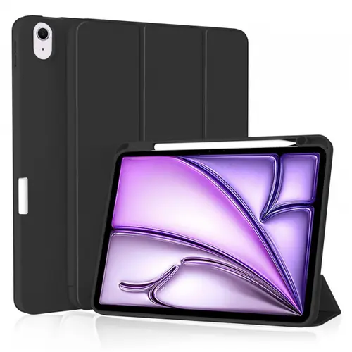 Husa pentru Apple iPad Air 11 (2025) / Air 11 (2024) Techsuit Flex Trifold (Negru)