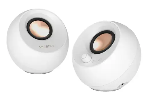 Boxe CREATIVE Pebble Pro, 2.0, 10W, Bluetooth, RGB (Alb)